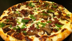 Philly Steak
                      & Cheese Pizza